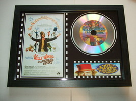 WILLY WONKER  AND THE CHOCOLATE FACTORY    framed silver disc film display  - £13.43 GBP