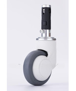 3/4/5&quot; Lbs Medical Central Lock Castors Swivel Short/Long  Stem Nylon Ca... - $23.32 CAD+