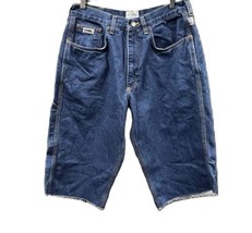 Tyndale FR Men 33x16 Denim Cut Off Jean Short Raw Hem Five Pocket Arc Ra... - £16.34 GBP