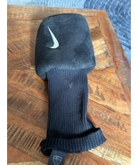 Vintage nike 1 wood driver golf club headcover fuzzy swoosh Black - $19.75