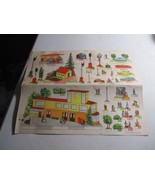 Vintage Marklin Toy Train cardboard cut-outs sheet West Germany NOS unus... - $749.37 MXN