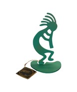 Native American Kokopelli Fertility God Metal Work 8&quot; Statue Lazart Coll... - $60.00