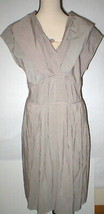 NWT New Designer Crea Concept 10 Womens 42 FR Dress Light Brown Pockets ... - $688.05