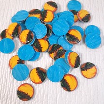 The Settlers of Catan Seafarers game chits set 49 pieces replacement par... - $95.03 MXN