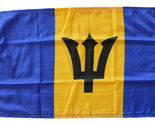 Barbados - 12"X18" Nylon Flag - Nylon, Without Fringe, Grommets - $22.80