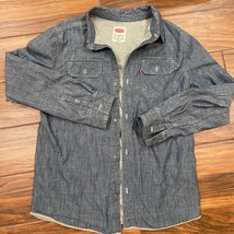 Levi’s Youth XL Jersey Lined Denim Shirt Levi Strauss &amp; Co - $17.60