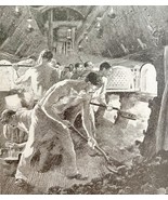Boiler Room Of Brooklyn Ship Spanish American War 1899 Victorian Print D... - €25,80 EUR