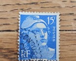 France Stamp Marianne Gandon 15f Used - $1.89