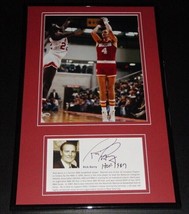 Rick Barry Signed Framed 11x17 Photo Display Rockets - £55.85 GBP