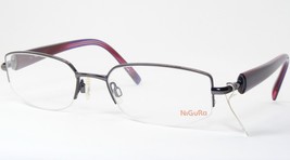 Vintage NIGURA N 1137 D Gunmetal Einzigartig Selten Brille 52-18-135mm - $75.45