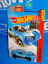 Hot Wheels 2015 Factory Set Track Aces #176 Twinduction Blue - £1.97 GBP