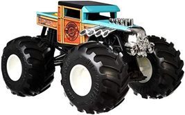 Hot Wheels Monster Trucks 1:24 Scale Vehicles, Collectible Die-Cast Metal Toy Tr - £13.70 GBP