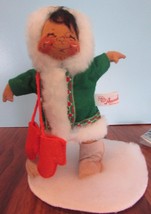 Adorable 1988  Annalee Mouse ESKIMO Shelf  Doll with box - £17.30 GBP