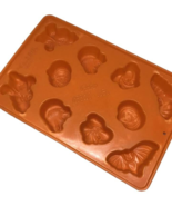 Jigglers Jello Halloween Mold Orange Bat Ghost Pumpkin Cat Witch Plastic - $13.15 CAD