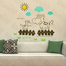 Sunny Cow - Wall Decals Stickers Appliques Home Dcor - £8.58 GBP