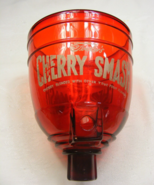 Vintage Fowlers Cherry Smash Juice Soda Dispenser Red Glass Bowl Only 13-E - $3,227.80 MXN