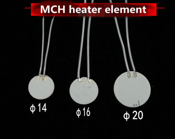 2Pcs MCH Ceramic Heater Diameter 14/16/20mm Disk Resistive Heating Elements - $9.04+