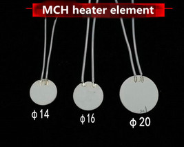 2Pcs MCH Ceramic Heater Diameter 14/16/20mm Disk Resistive Heating Elements - £6.48 GBP+