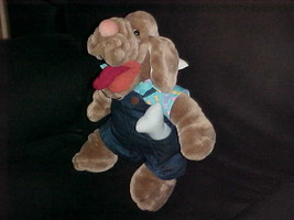 16" Talking Wrinkles Puppet Plush Dog Outfit & Bone By Coleco 1981 Works Perfect - $148.49