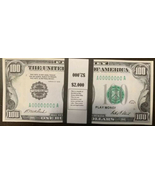 $2000 In Play/Prop Money 1928 Old $100 Bills Franklin Bundle 20 Pieces - £10.38 GBP
