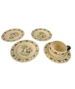 Vintage Metlox Poppytrail HOMESTEAD PROVINCIAL 3 Plates + Cup &amp; Saucer c... - $551.76 MXN