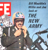 1971 LIFE Magazine February 5, Bill Mauldin&#39;s Willie &amp; Joe Look At The New Army - £7.58 GBP