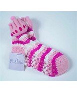 MISS ATTITUDE NWT KIDS GIRLS CHILD KNIT PINK PRINCESS CROWN SOCKS ONE SI... - $3.95