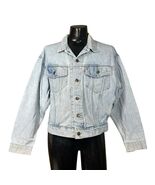 Vintage 90s Levis Denim Jacket Mens M Light Wash Trucker Oversized Classic - $62.07 CAD