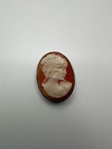 Vintage 800 Silver Cameo Pendant / Brooch 2.8cm - $61.88 CAD