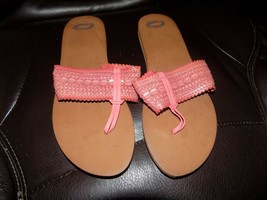 Academy Ltd. Coral Thong Flip Flops Sandals Size 9 Women&#39;s NEW - £14.25 GBP