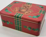 M) Vintage 1987 Christmas Holiday Teddy Bear Red Hallmark Cards Collecti... - $9.89