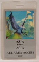 ASIA / YES / EMERSON LAKE PALMER - ORIGINAL LAMINATE TOUR BACKSTAGE PASS - $20.00
