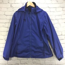 Vintage Guides Choice Rain Jacket Womens M Blue Hooded Adventure Gear  - $24.74