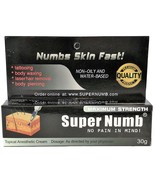 30g TUBE Skin Numbing Cream SUPER NUMB Tattoo Body Piercings Waxing Laser  - $19.99