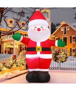 5 FT Christmas Inflatables Santa Claus Outdoor Decorations Blow Up Yard ... - $62.86