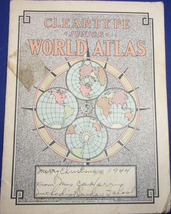 Cleartype Junior World Atlas Booklet 1944 - £7.86 GBP