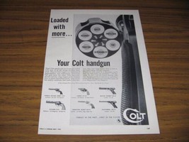 1958 Print Ad Colt Pistols &amp; Revolvers 6 Models Shown Hartford,CT - £10.26 GBP