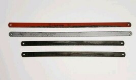 Vintage Hacksaw Blades Disston Milford Lot of 4 Workshop Hand Tools - $16.00