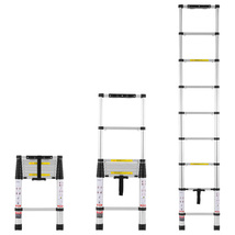 VEVOR Telescoping Ladder, 8.5FT Portable Aluminum Lightweight Extension ... - $94.80 CAD