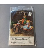 Vintage &quot;JINGLES&quot; Heartfelt Friends Big As Life 36&quot; Doll Pattern Gingham... - $11.13 CAD