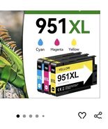 951XL Ink Cartridges Color Combo Pack Replacement for HP 951 Ink Cartridges - $281.62 MXN