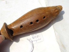 antique early HAND CARVED FOLK ART WOOD ESKIMO SEAL WHISTLE music TREEN ... - £216.83 GBP