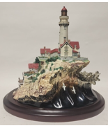 VTG 1998 LENOX Light at Lands End HANDCRAFTED LIGHTHOUSE SCULPTURE NAUTICAL - $49.49