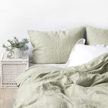 Sage Green Cotton Duvet Cover Queen King Twin Full Double Boho Cotton Be... - £26.90 GBP+