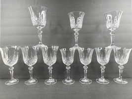 Bohemia Crystal Crystalex Marquis (6) Red Wine Glasses (4) Water Goblets Set Lot - £110.43 GBP