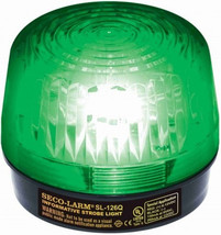 Seco-Larm SL-126-A24Q/G Strobe Light, Green Lens For 6 toÂ 24-Volt Use - £20.53 GBP