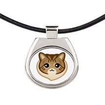 A necklace with a Siberian cat. A new collection with the cute Art-Dog cat - £11.63 GBP