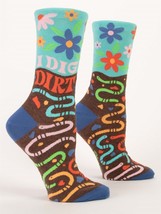 Blue Q Socks - Womens Crew - I Dig Dirt - Size 5-10 - $13.09