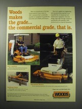 1991 Woods Mow &#39;n Machines, Walk-Behind Mowers and Landscape Rakes Ad - £14.61 GBP