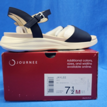 Journee Jaylee, Women's sandals, Size 7.5M, Navy JAYLEE-NVY-075 - $21.77